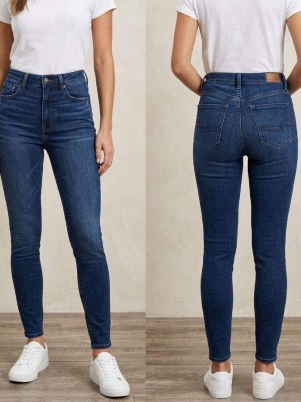 American Eagle Dream Jean Super Hi Rise Jegging Dark Wash Jean Size 6 #2719